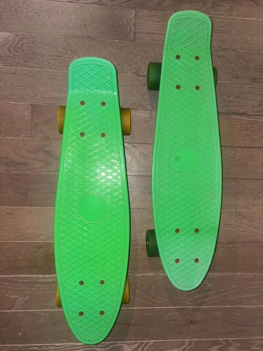 🛹 Set of 2 Green Penny Board Mini Cruiser Skateboards – $50 🛹